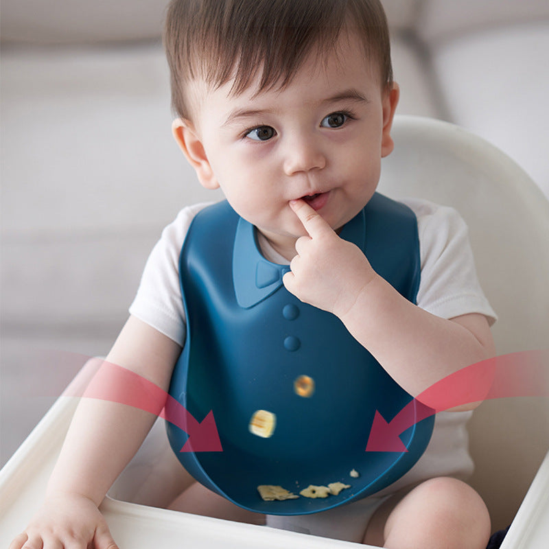 Silicone baby bib